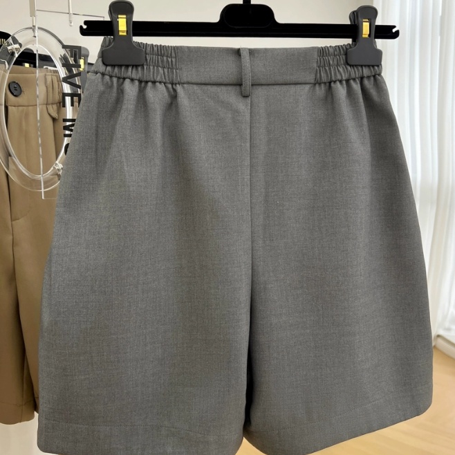 Quần Short Chữ a Ống Rộng Lưng Cao Xếp Ly Độc Đáo Thời Trang Mùa Hè Cho Nữ