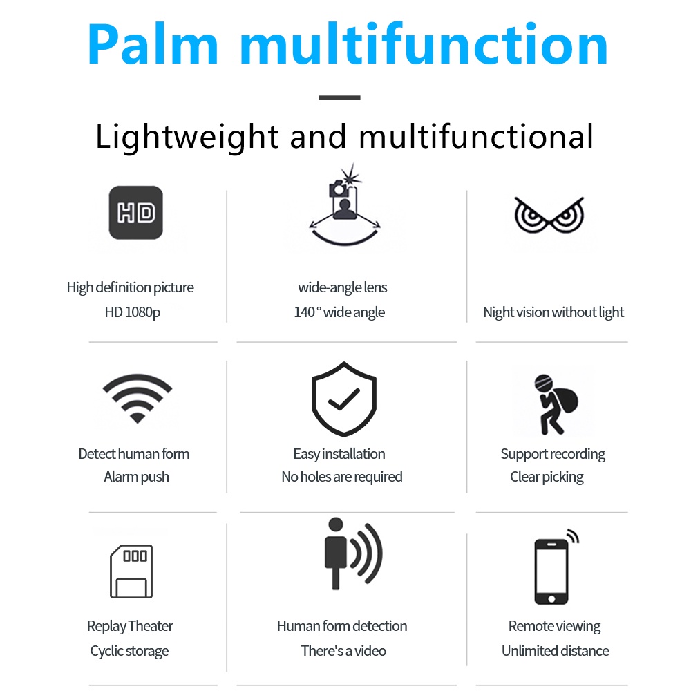 Máy Quay An Ninh x5 hd 1080p Kết Nối wifi, Hỗ Trợ Quay Ban Đêm