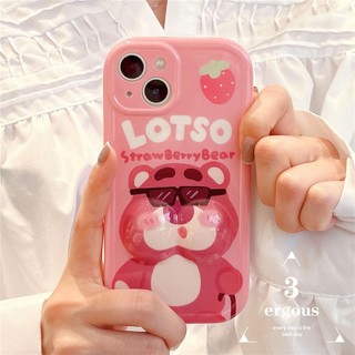 Dễ Thương Ốp Điện Thoại Mềm Hình Gấu 3d Cho iphone 15 14 13 12 11 pro max 7 8 plus se2020 x xr xs max 6 6s plus