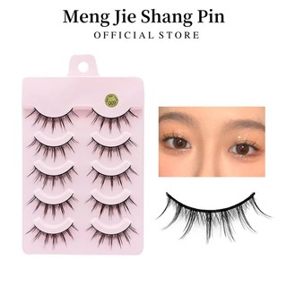  5 Cặp Lông Mi Giả 3D Hình Truyện Tranh Công Chúa Quỷ Nhỏ Siêu Tự Nhiên【gửi tặng keo】