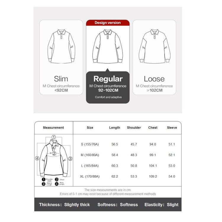 GIORDANO WOMEN Embroidery long sleeve loose polo shirt 05313784