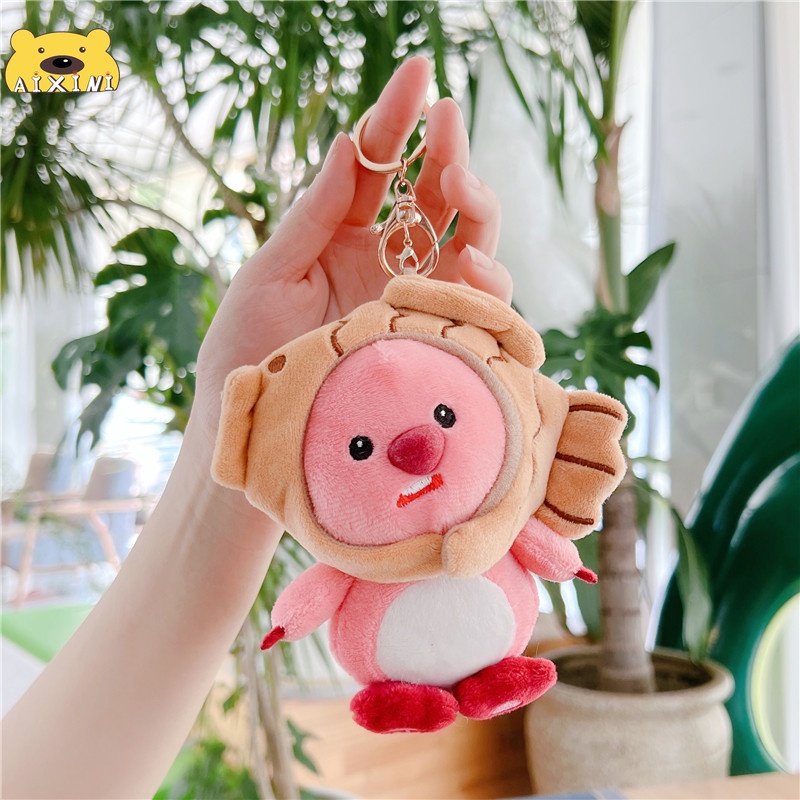 Móc Khóa Hình Thú Nhồi Bông 15cm Dễ Thương