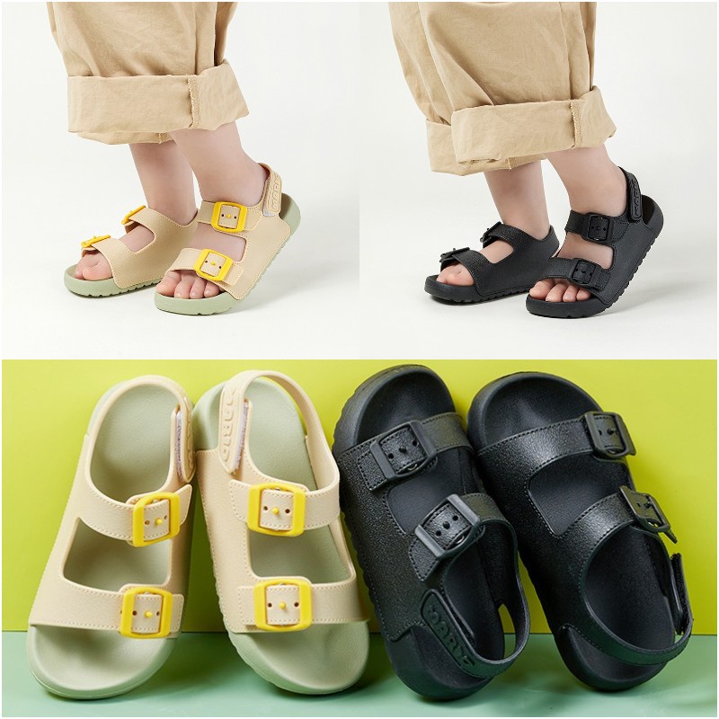 dép sandal bé trai Cheerful Mario Xăng đan Đế Mềm Bện dép nhựa cho bé