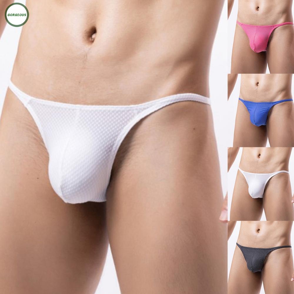 New Coming~Stylish Mens TBack Gstring Thong Underwear Low Waist and Comfortable Blue or Red#Home Essentialses