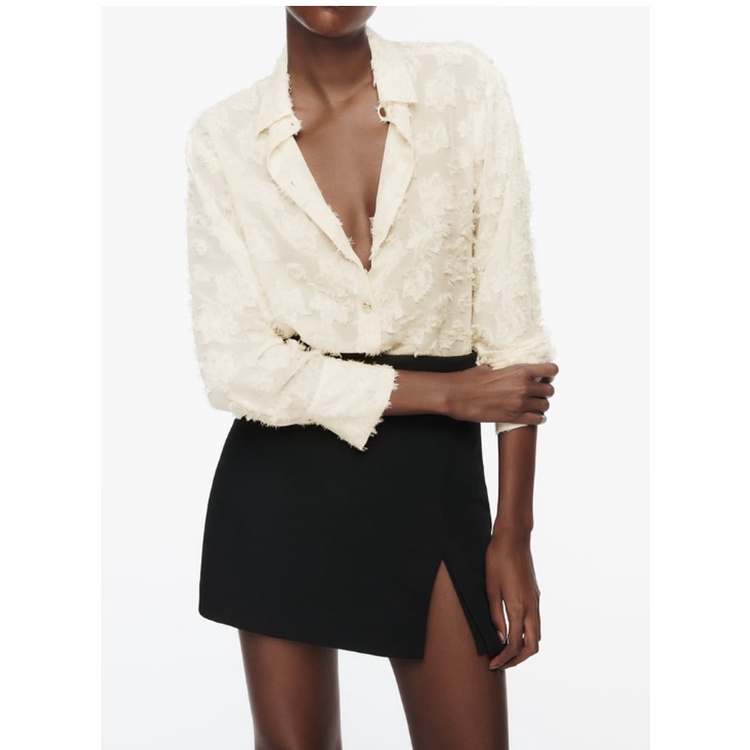 Zara Áo Sơ Mi In Hoa Thời Trang Mùa Thu Đông Dành Cho Nữ8089705