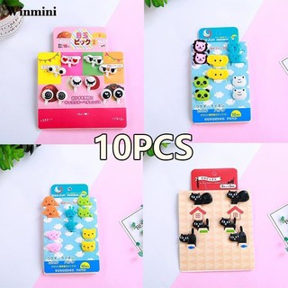 Set 10 nĩa ăn trái cây hình động vật xinh xắn