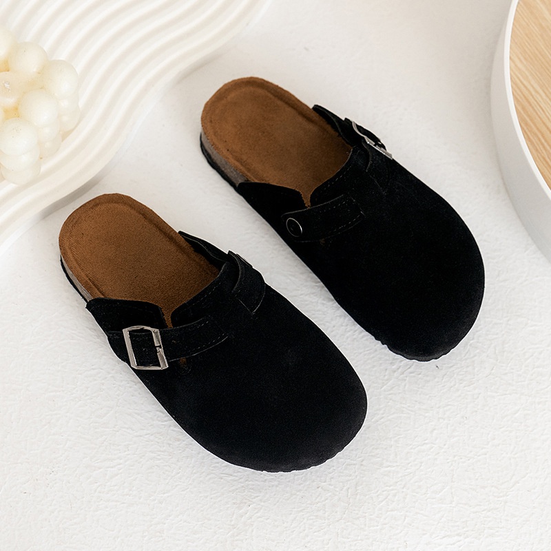 Guốc mộc cho bé Dép cotton Bít Mũi Phong Cách Hàn Quốc Thời Trang Mới Cho Bé Gái / Bé Trai