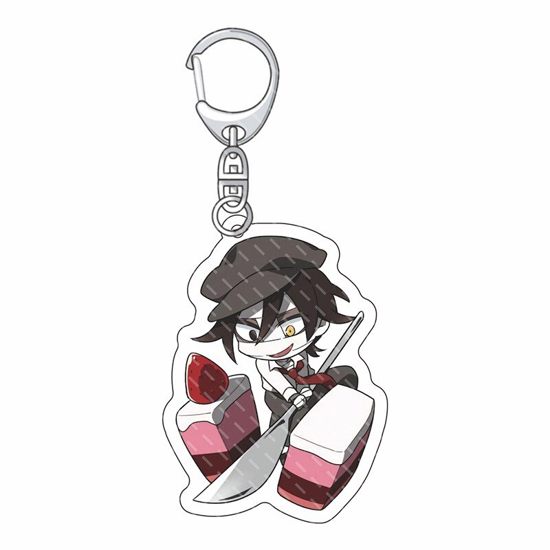 Móc khoá Anime Manga Angels of Death Keychain Ray Zack Rachel Phụ Kiện Trang Trí Túi xách Balo in hình 2 mặt rõ nét