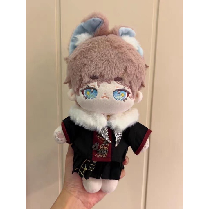 Cotton doll dress 20cm nude no attribute Chinese suit embroidery set doll boy and girl traditional antique style 0916
