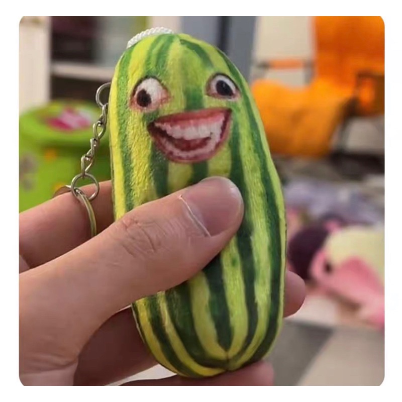 Móc khoá quả dưa hấu meme hài hước