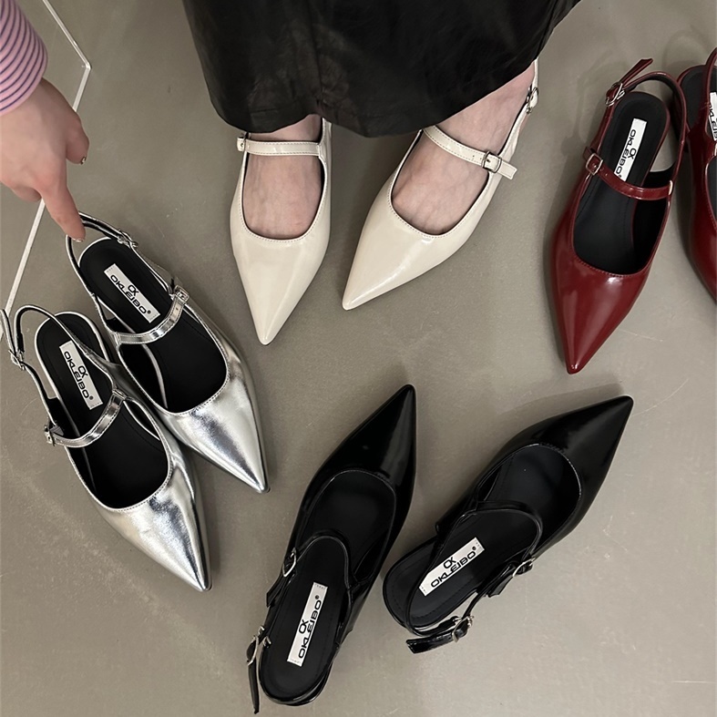 Giày Sandal Mũi Nhọn Thời Trang Mùa Hè 2023 Cho Nữ