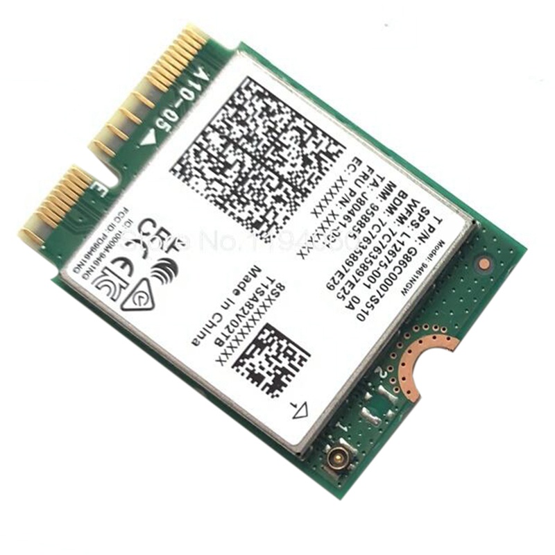 Thẻ wifi Không Dây Cho intel 9461ngw ac 9461 2.4g / 5g Băng Tần Kép 802.11ac m2 key e cnvi bluetooth 5.0