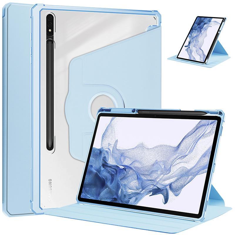 Bao Da Máy Tính Bảng Xoay 360 Độ Bằng acrylic Cho samsung galaxy tab s9 plus 12.4 2023 s7 fe a8 10.5 s6 lite 10.4 s7 s8 11