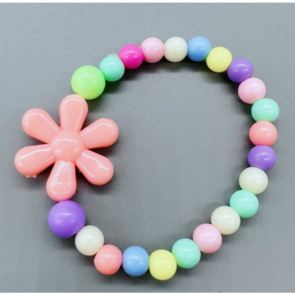 Vòng Tay resin acrylic Màu Sắc Thời Trang Cho Bé Gái