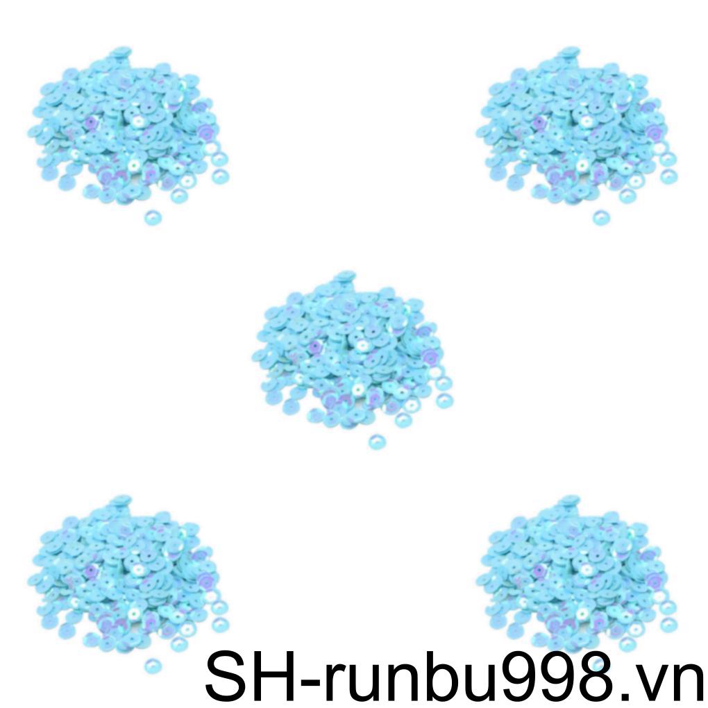 Set 1 / 2 / 3 / 5 400 Hạt Kim Sa Tròn 7mm May Vá Thủ Công