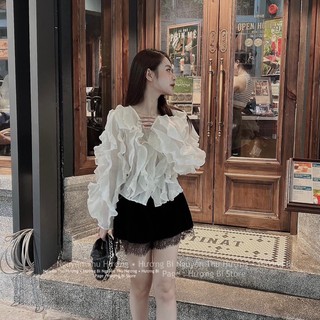 Áo Nữ Kiểu Tơ Bèo Khuy Ngọc
