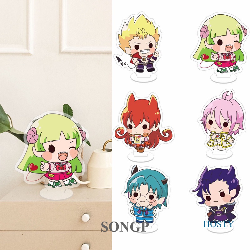 Móc Chìa Khóa acrylic Hình anime Dimashita welcome to demon-school iruma kun clara