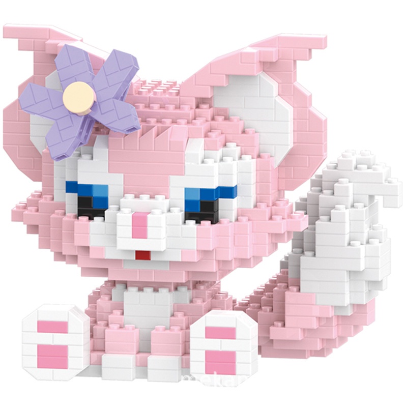 Bộ Đồ Chơi Lắp Ráp Hình Chú Gấu Hoạt Hình Dễ Thương Cho Bé