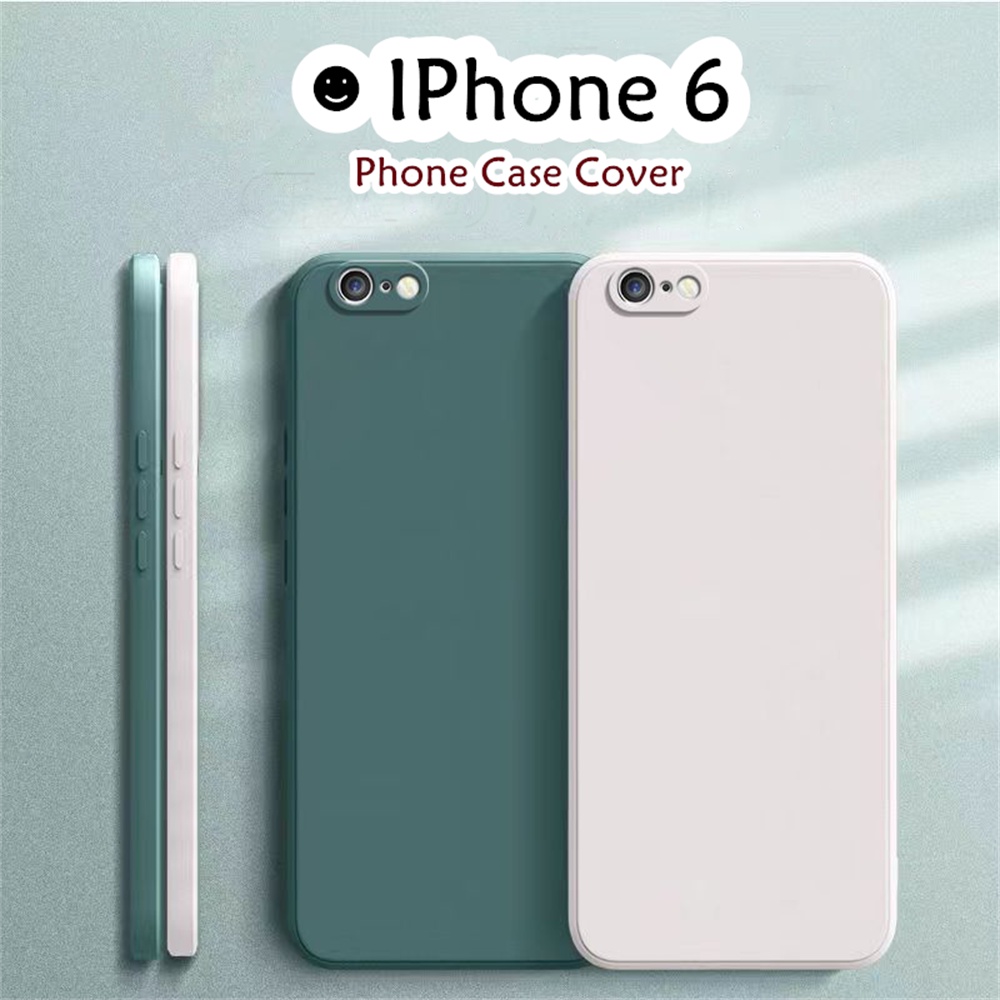 Ốp Điện Thoại Silicon Màu Trơn Đơn Giản Cho iphone 6