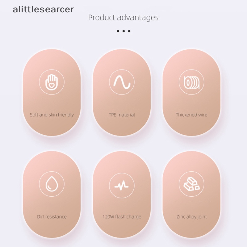 Er Dây Cáp Sạc Nhanh usb c 120w type c Cho Điện Thoại Di Động / Xe Hơi