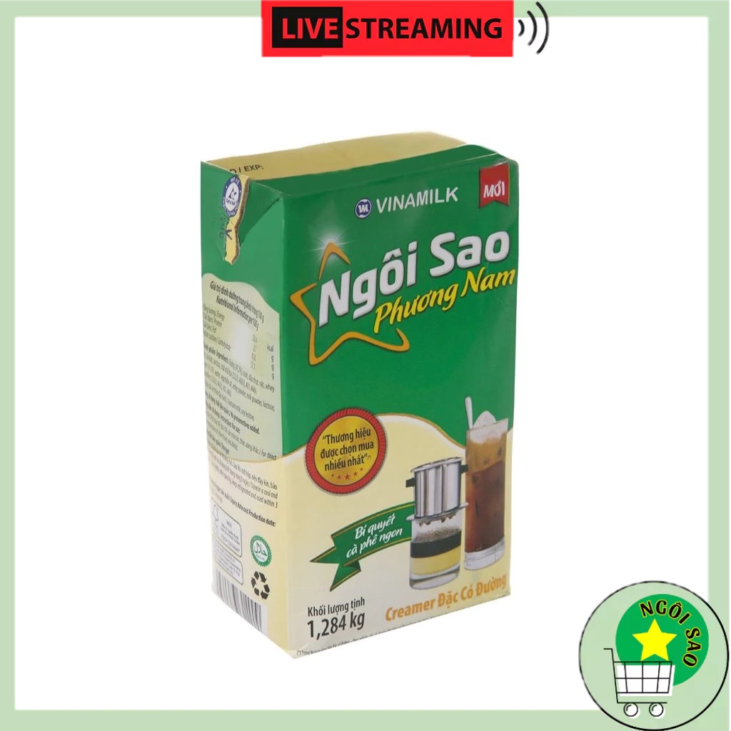Sữa đặc Ngôi sao Phương Nam hộp 1,284kg