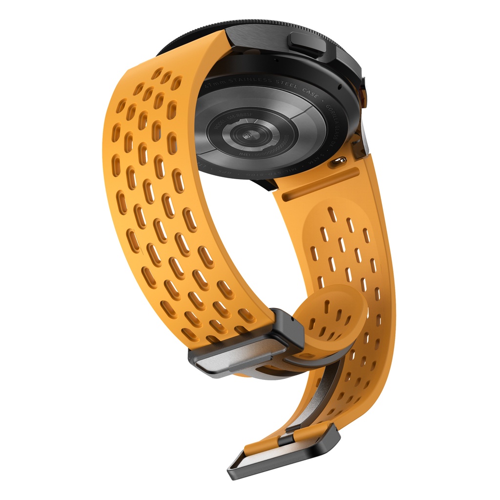 Silicone Dây Đeo Silicon Từ Tính Cho Đồng Hồ Thông Minh samsung galaxy watch 6 / 4 classic 47mm 46mm watch5 pro 6 5 40mm 44mm 45mm