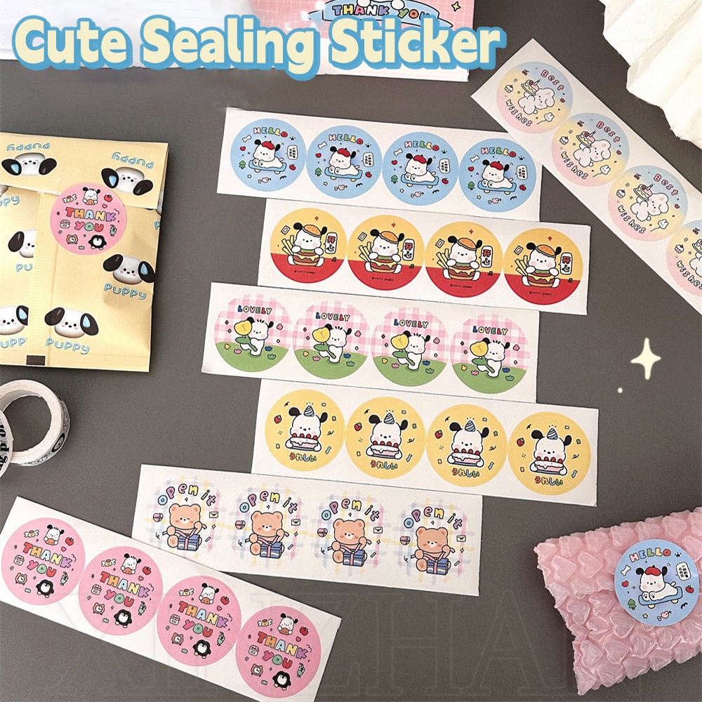 Đề Can Tròn Hình Động Vật Hoạt Hình Dễ Thương Dùng Để Trang Trí diy