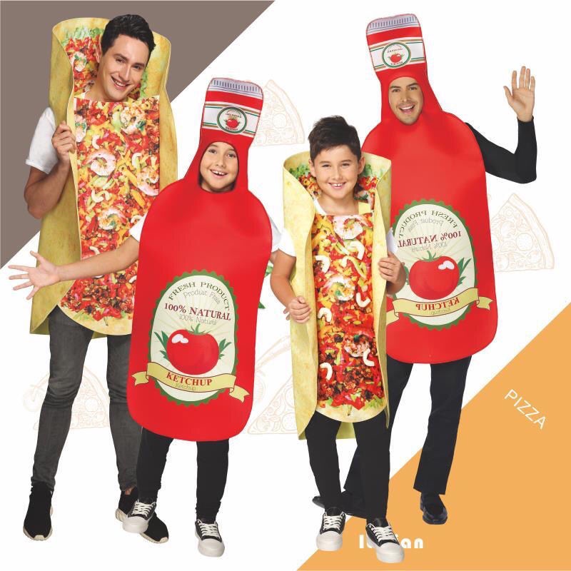 Bộ Đồ Hóa Trang halloween / Giáng Sinh / Năm Mới / Thức Ăn / burger / Bánh pizza / Gà Rán Vui Nhộn