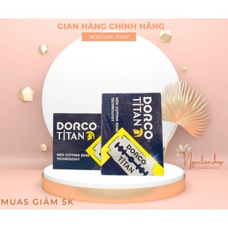 100 lưỡi dao lam dorco titan - chính hãng