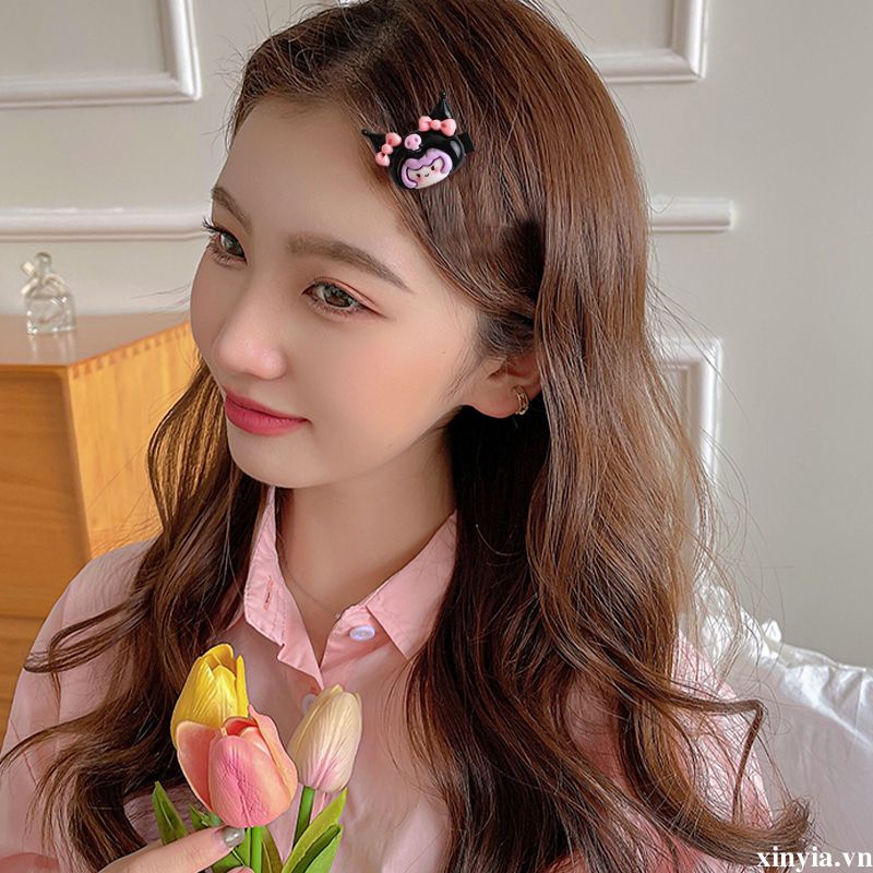 💌💌Kẹp Tóc kuromi mini Hình Mèo Đen Ngọt Ngào