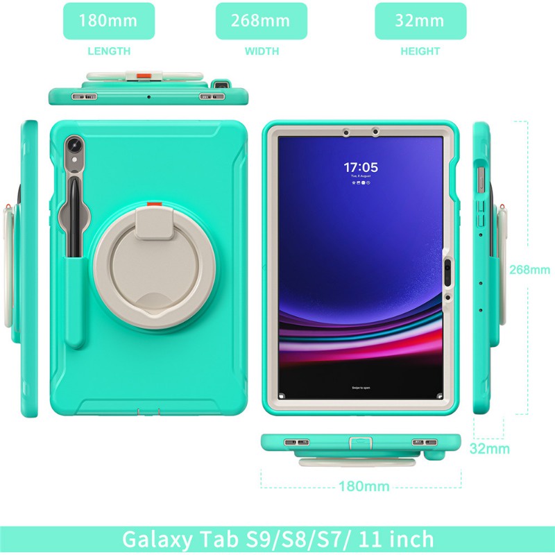 Bao Da Máy Tính Bảng Có Thể Xoay Cho samsung galaxy tab s7 s8 s9 11.0 Smx710 x716b x718u x700 x706 t870 t875 Ốp