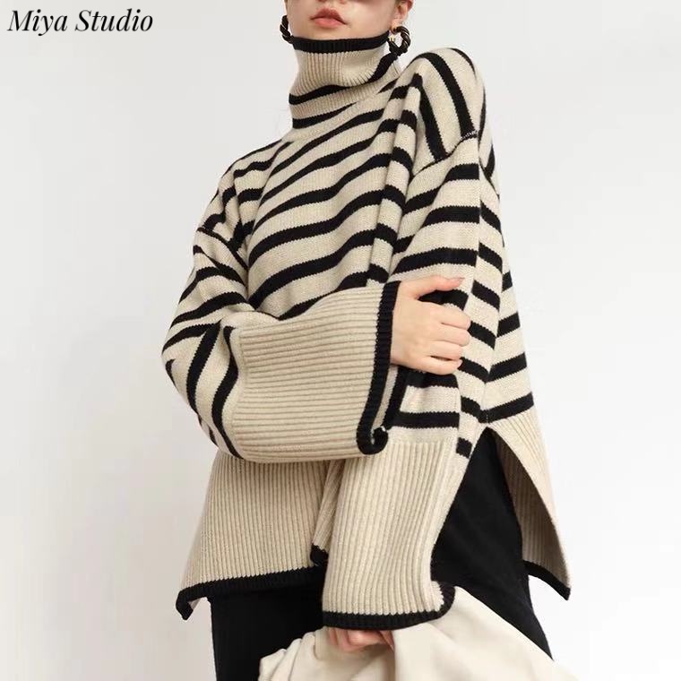 Miya Studio Áo Len áo khoác cardigan Cổ điển Xu hướng Comfortable Thời trang WMY2392Y8Z 39Z230925