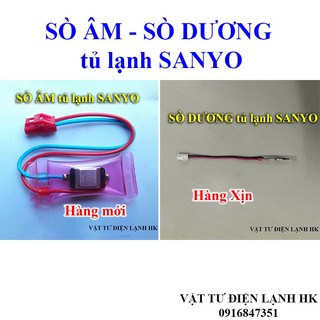 Sò âm dương tủ lạnh SANYO, cảm biến âm, sò nóng lạnh Sany o, rơ le xả đá, senso nhiệt tl hàng Xịn