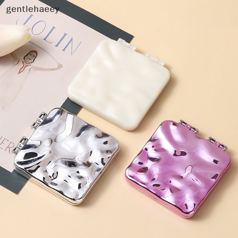 Gương Trang Điểm mini Hình Vuông Hai Mặt miroir beauty en