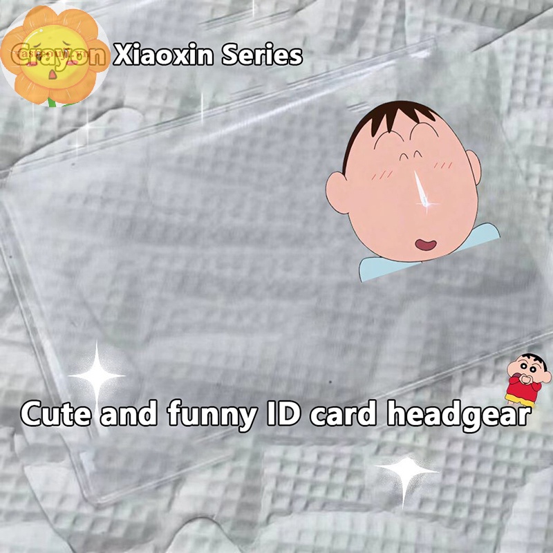 Vastji Hộp Đựng Thẻ id / Danh Thiếp / Thẻ id Trong Suốt In Hình shin-chan Sáng Tạo vn