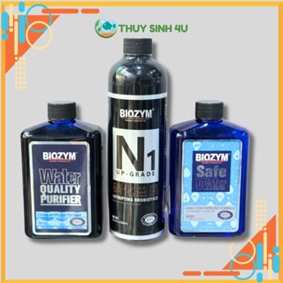 Combo Biozym Start - Vi sinh N1, làm trong nước bể cá siêu tốc, khử Clo