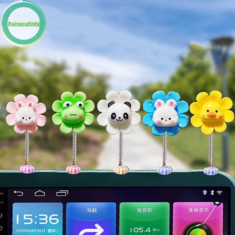 Parucutin Phụ Kiện Hoa Lắc Đầu Dễ Thương Trang Trí Nội Thất Xe Hơi vn