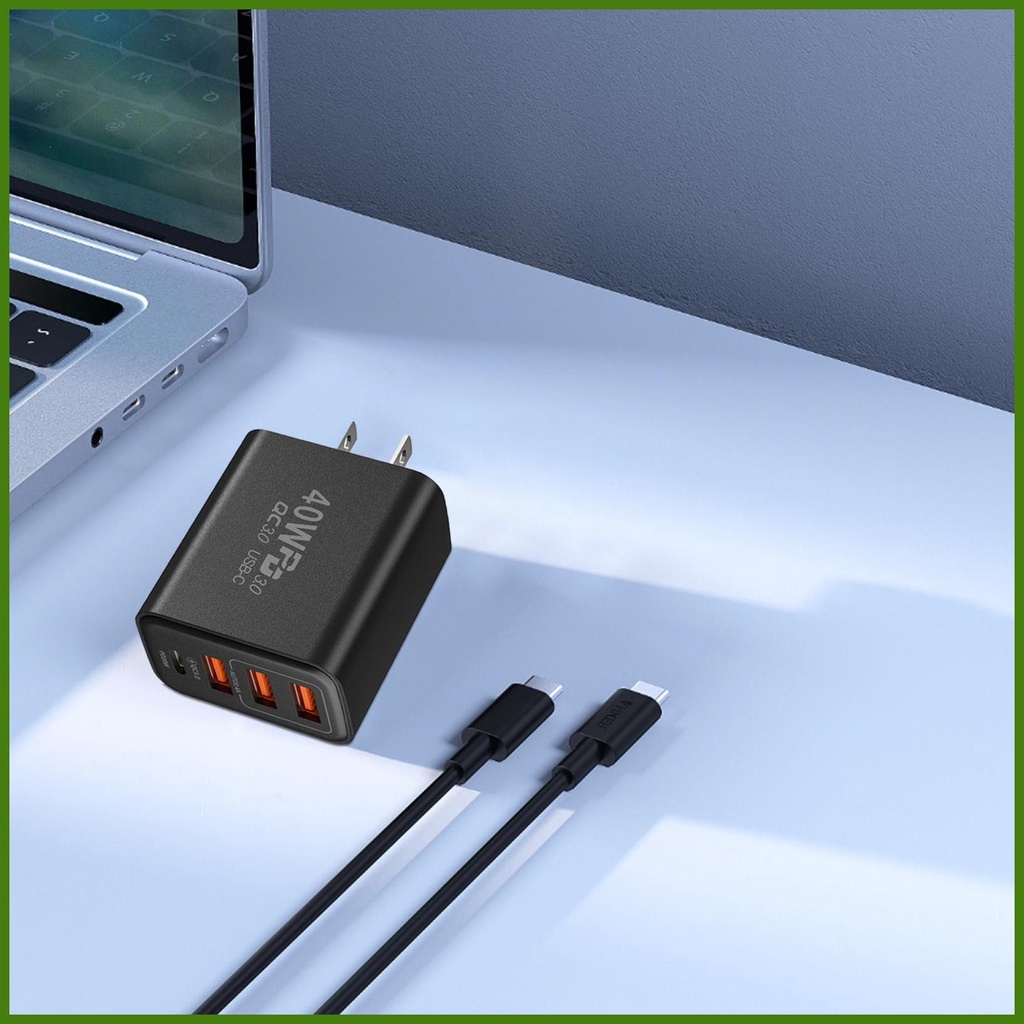 Phích Cắm Sạc Nhanh 3usb 1pd usb 40w Chuyên Dụng Cho rdavn