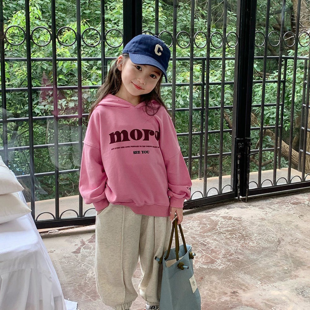 Quần Dài Thể Thao Dáng Rộng Thời Trang Xuân Thu Mới Cho Bé Gái