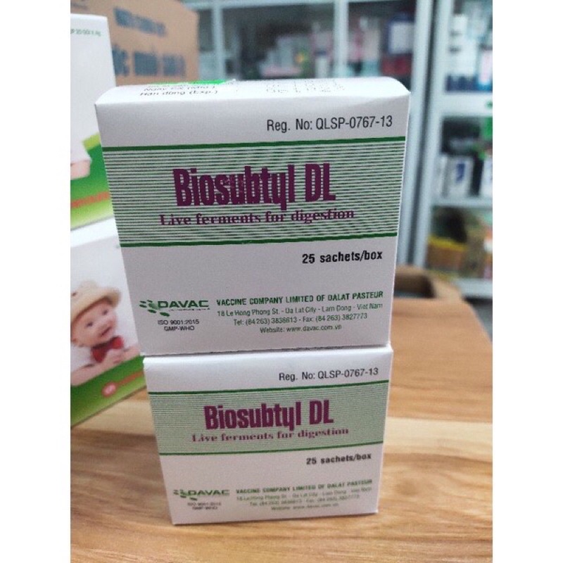 ✅ Men đà lạt Biosubtyl dl , men tiêu hoá bổ sung lợi khuẩn