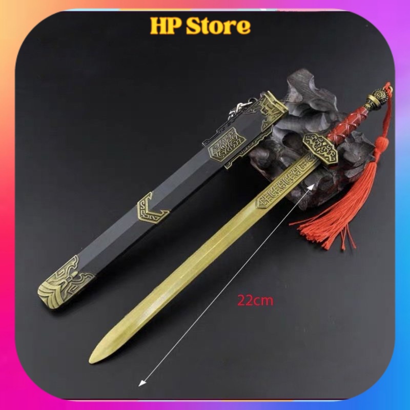 Mô hình Leaning Heaven trong Naraka Bladepoint dài 22cm bằng Kim Loại mô hình trưng bày trang trí siêu đẹp