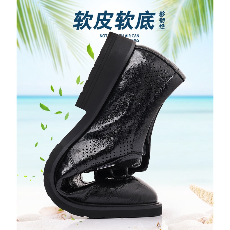 Giày Da Mềm Thoáng Khí Phong Cách Anh Quốc Sang Trọng Cho Nam