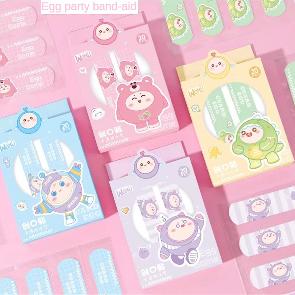 Băng Vết Thương Họa Tiết Hoạt Hình được Cấp Phép Chính Hãng Của Miss Rose, Băng Cá Nhân Màu Xanh Lá Cây, Hộp 20 Miếng Và 16 Miếng.