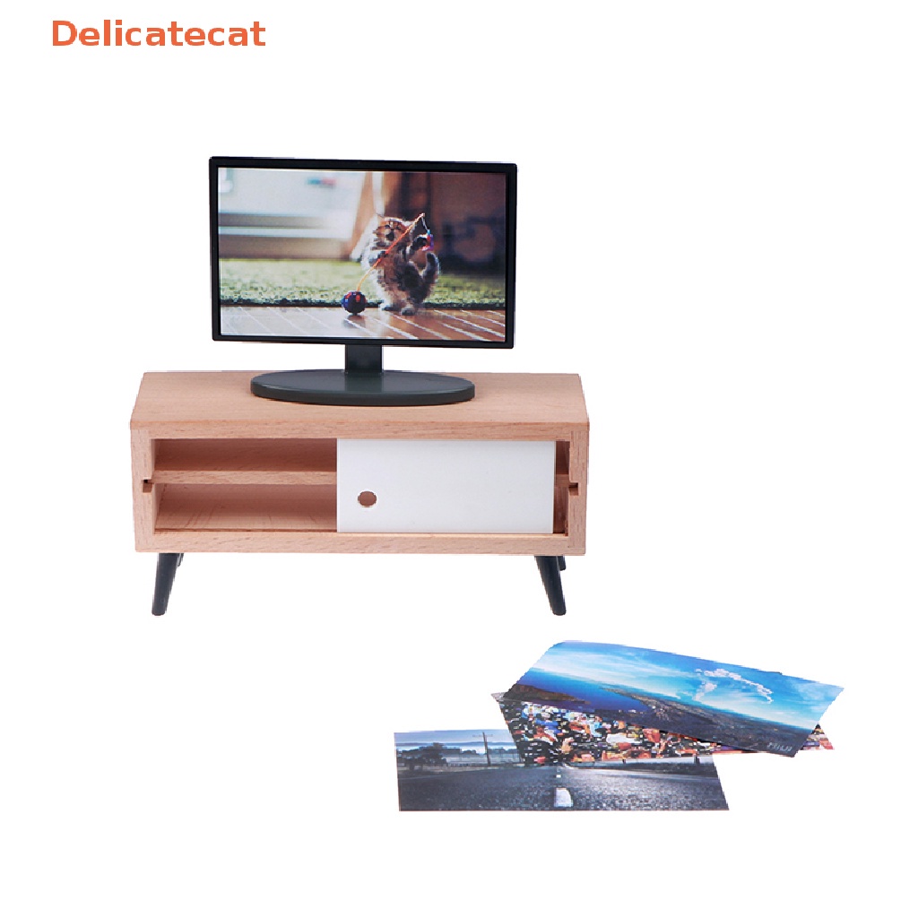 Mô Hình TV Phòng Khách Mini Tỉ Lệ 1: 12 Trang Trí Nhà Búp Bê