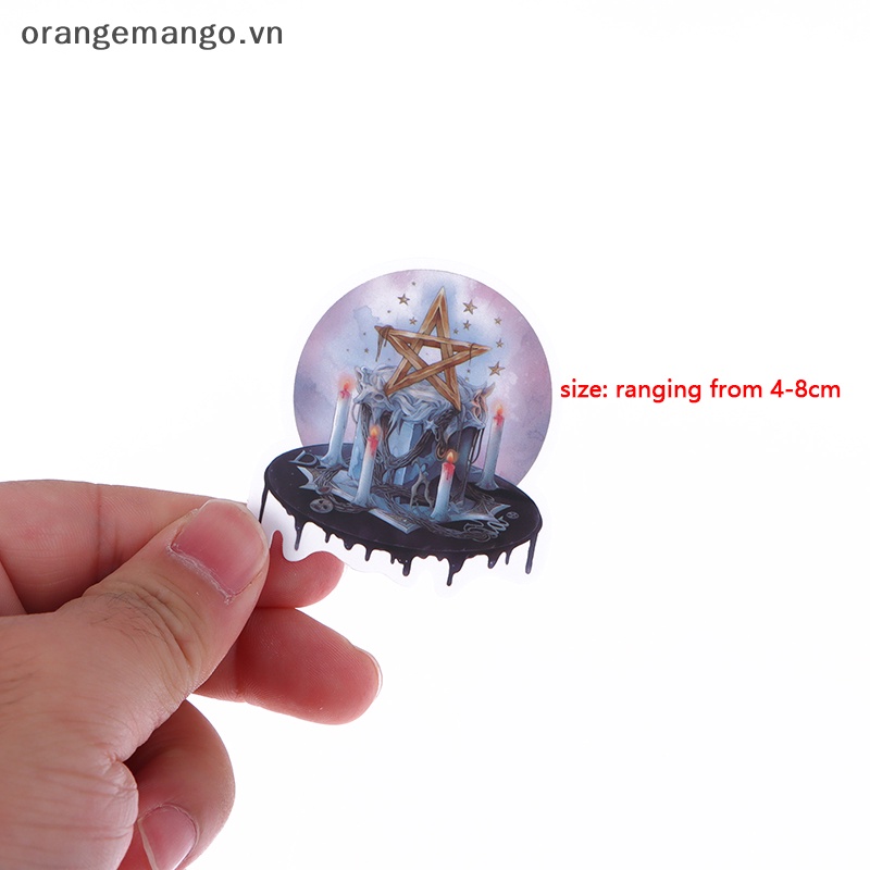Orangemango Set 50 Nhãn Dán Hoạt Hình Phù Thủy Ma Thuật Cá Tính Trang Trí Ván Trượt / laptop / Va Li diy vn