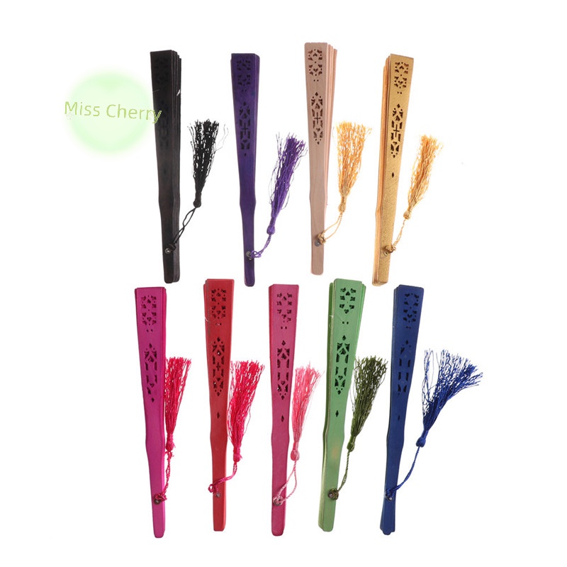 Quạt Gấp Cầm Tay Bằng Tre Thời Trang heyuanlong444