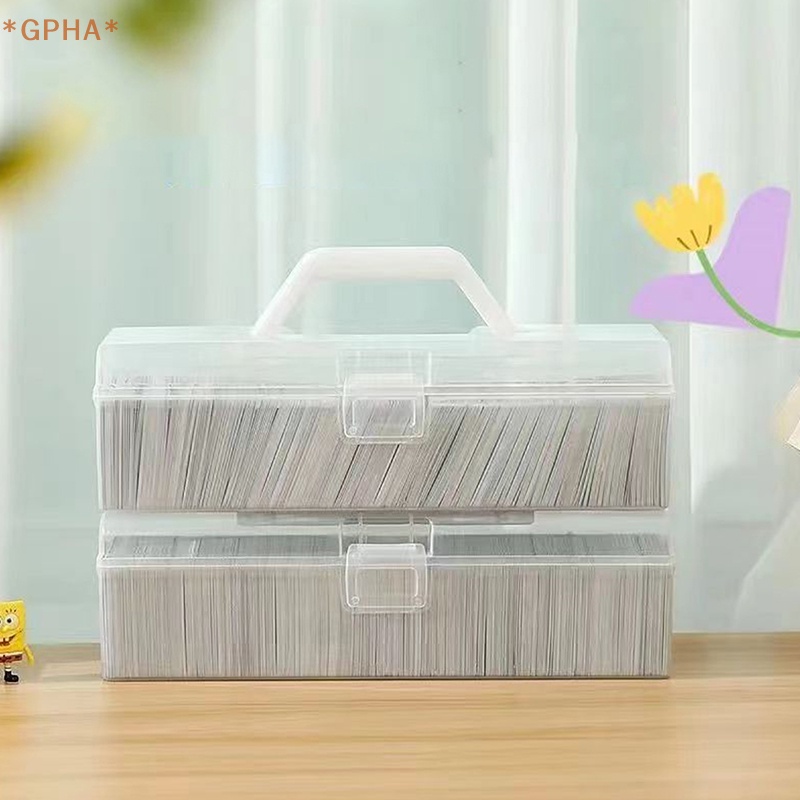 Gpha Hộp Đựng Thẻ Trong Suốt Có Nắp Đậy Tiện Dụng Mới