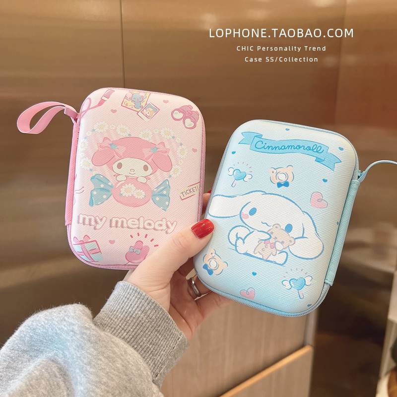 Dễ Thương Túi Đựng Máy Ảnh / Ổ Cứng / Tiền Xu / Hoạt Hình Có Dây Đeo Tay Chống Sốc Nhỏ Gọn