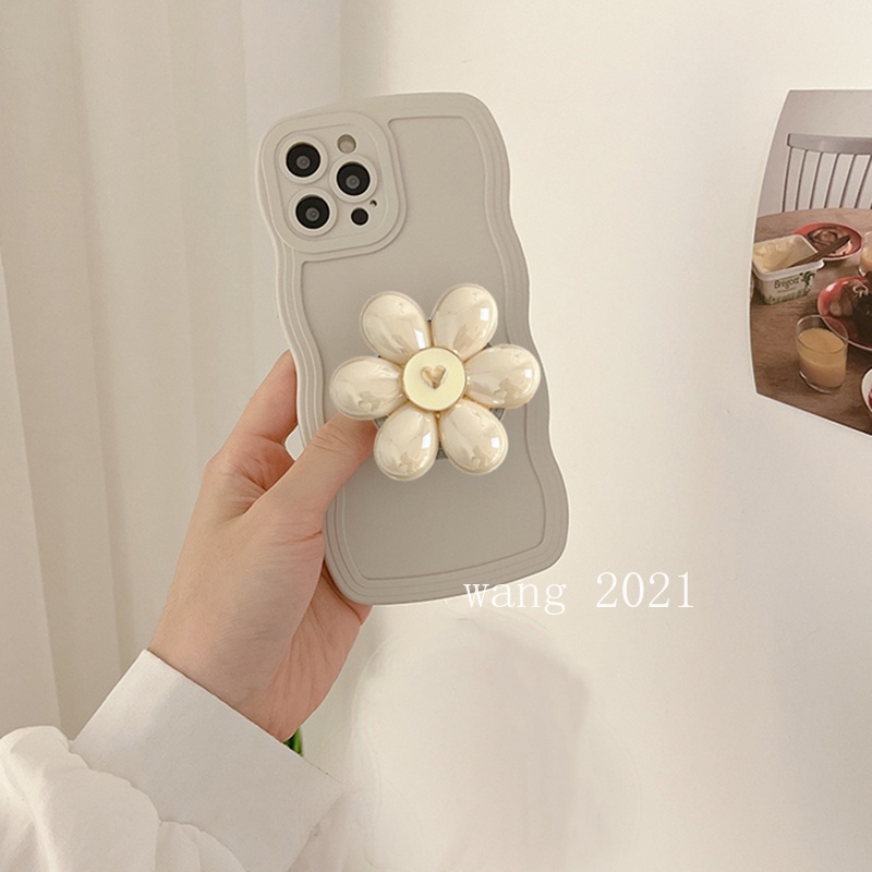 Ốp Điện Thoại Mềm Có Giá Đỡ Hình Cánh Hoa Trắng Cho xiaomi 13t xiaomi 13t pro 5g xiaomi 13t pro 5g