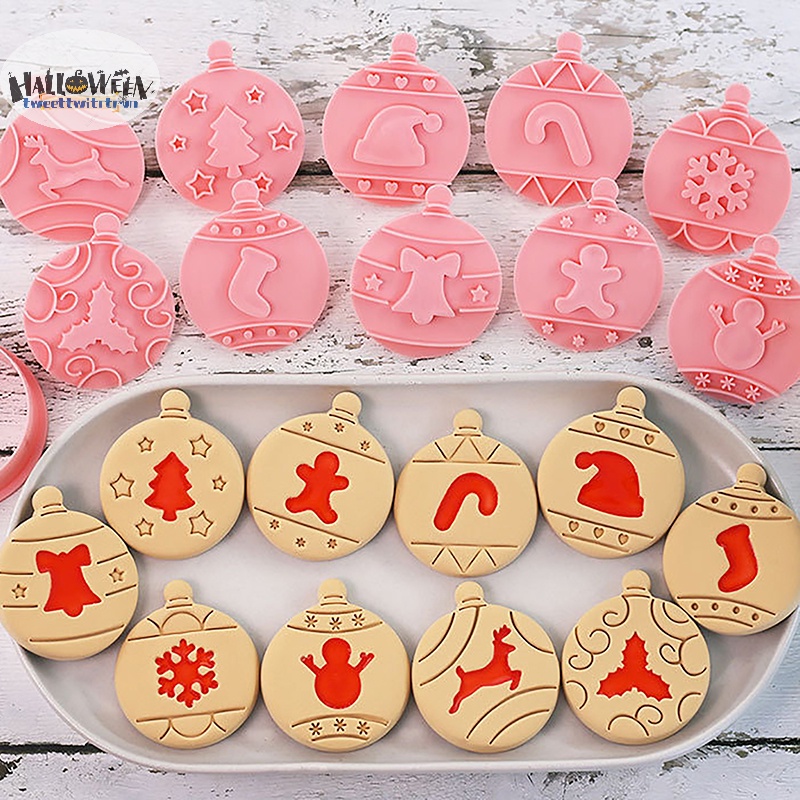 Khuôn Cắt Bánh Quy Bằng Nhựa Hình Giáng Sinh 3d diy